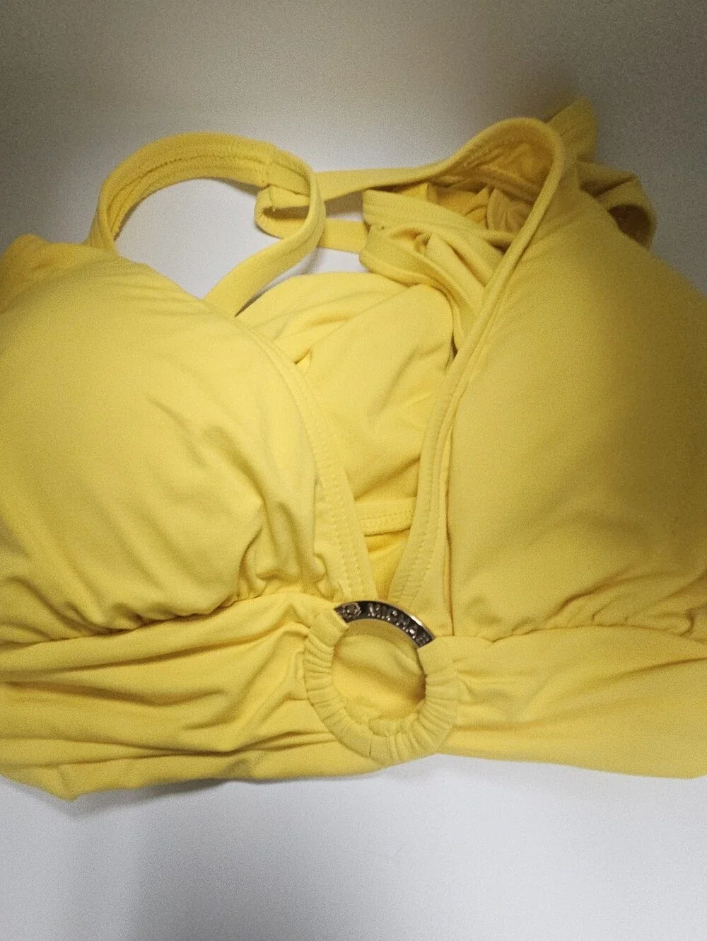 Michael Kors One Piece Yellow Swimsuit